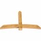 Ekena Millwork Bellingham Rough Sawn Timber Gable Bracket, Western Red Cedar, 72"W x 45"H x 4"D x 6"F, 15/12 Pitch GBW072X45X0406BEL00RWR - alternate 2